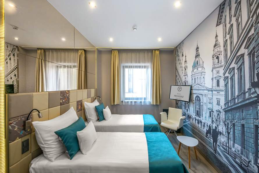Szobák & lakosztályok Deluxe Twin/Double szoba, Hotel President