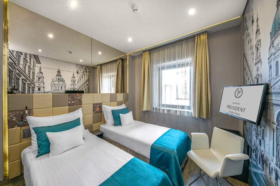 Szobák & lakosztályok Deluxe Twin/Double szoba, Hotel President