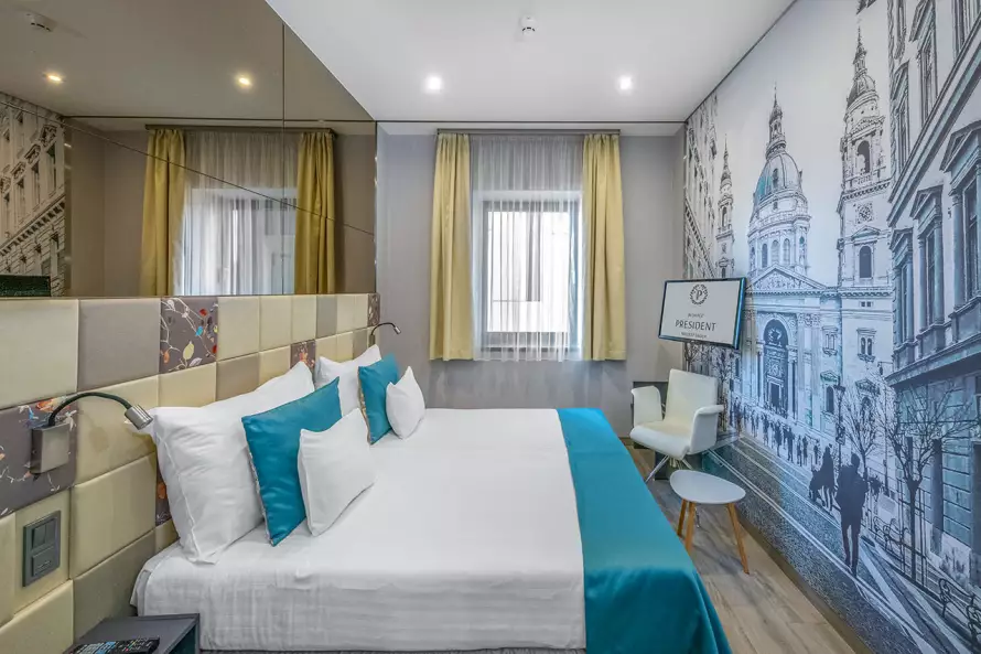  Zimmer und Suiten  Deluxe Twin/Doppelzimmer, Hotel President