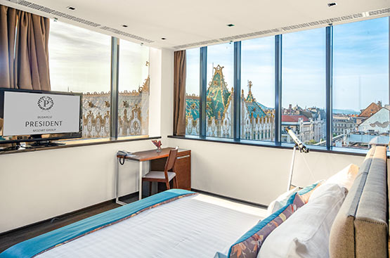 Panorama Suite, Hotel President, Budapest